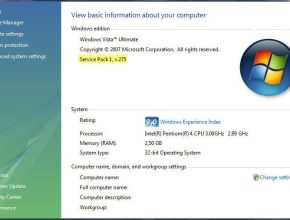 Windows Vista Service Pack 1