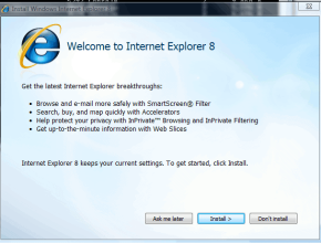 Internet Explorer 8 For Windows