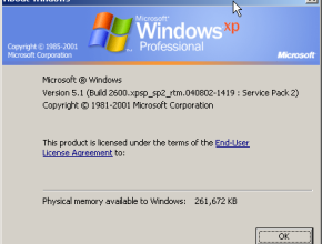 Windows XP RTM