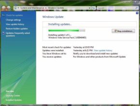 Windows Vista Service Pack 2